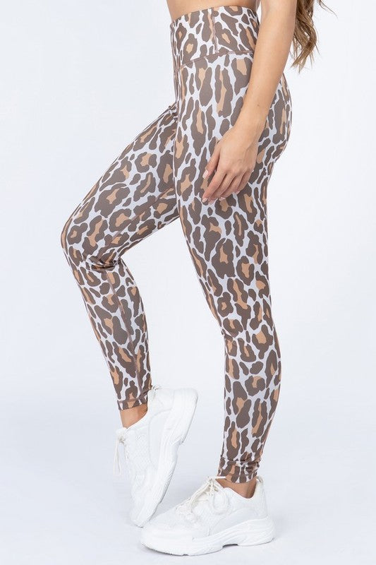 Black High Waisted Leopard Print Leggings - 100% Squat Proof – Born Nouli