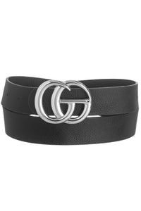 G Belt- Black/Silver - POSH NOVA