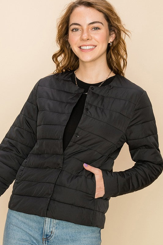 Simply Chic Black Jacket - POSH NOVA