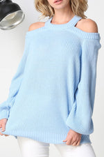 Something Special Cold Shoulder Sweater