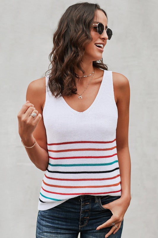 Palm Beach Sweater Tank