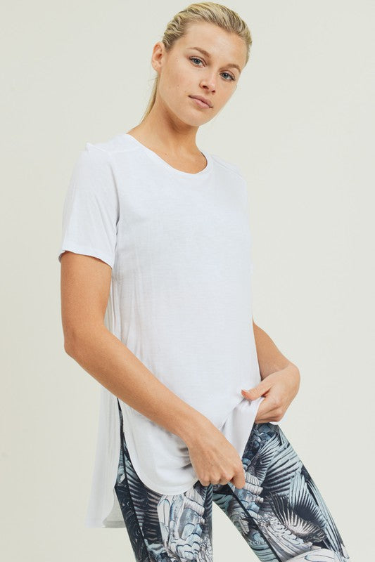 Basic Babe White Tee - POSH NOVA