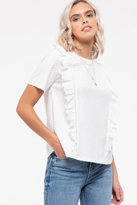 Claire Staple Ruffle Top