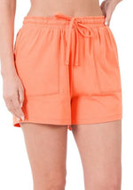 Sloane Shorts-Coral
