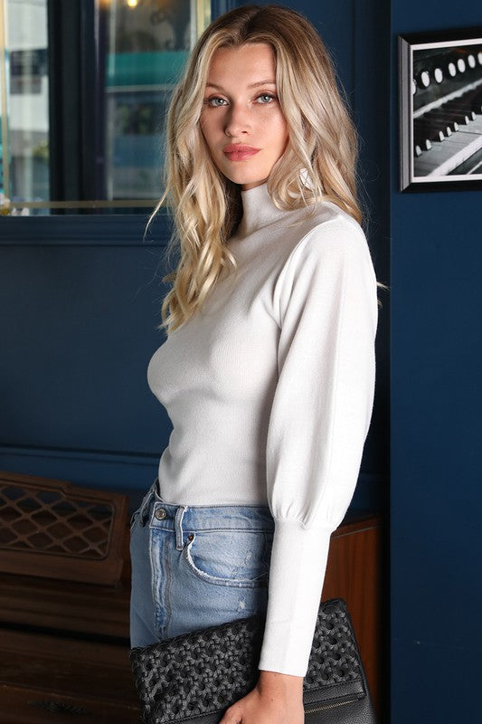 Snow Bunny Turtleneck Sweater