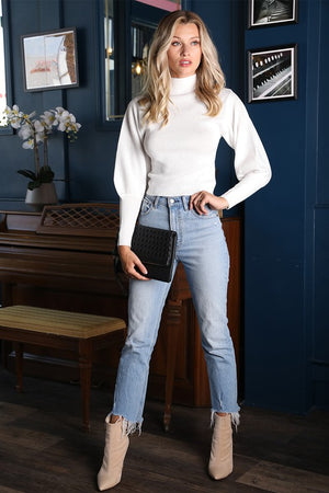 Snow Bunny Turtleneck Sweater