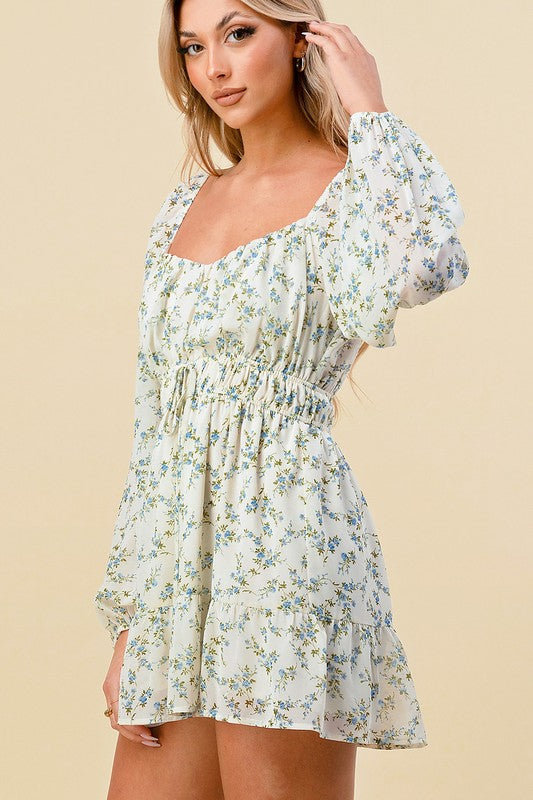 Be My Guest Floral Romper