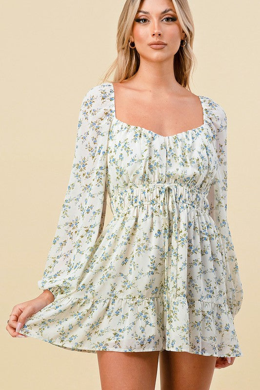 Be My Guest Floral Romper