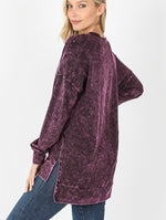 Mineral Wash Pullover - POSH NOVA