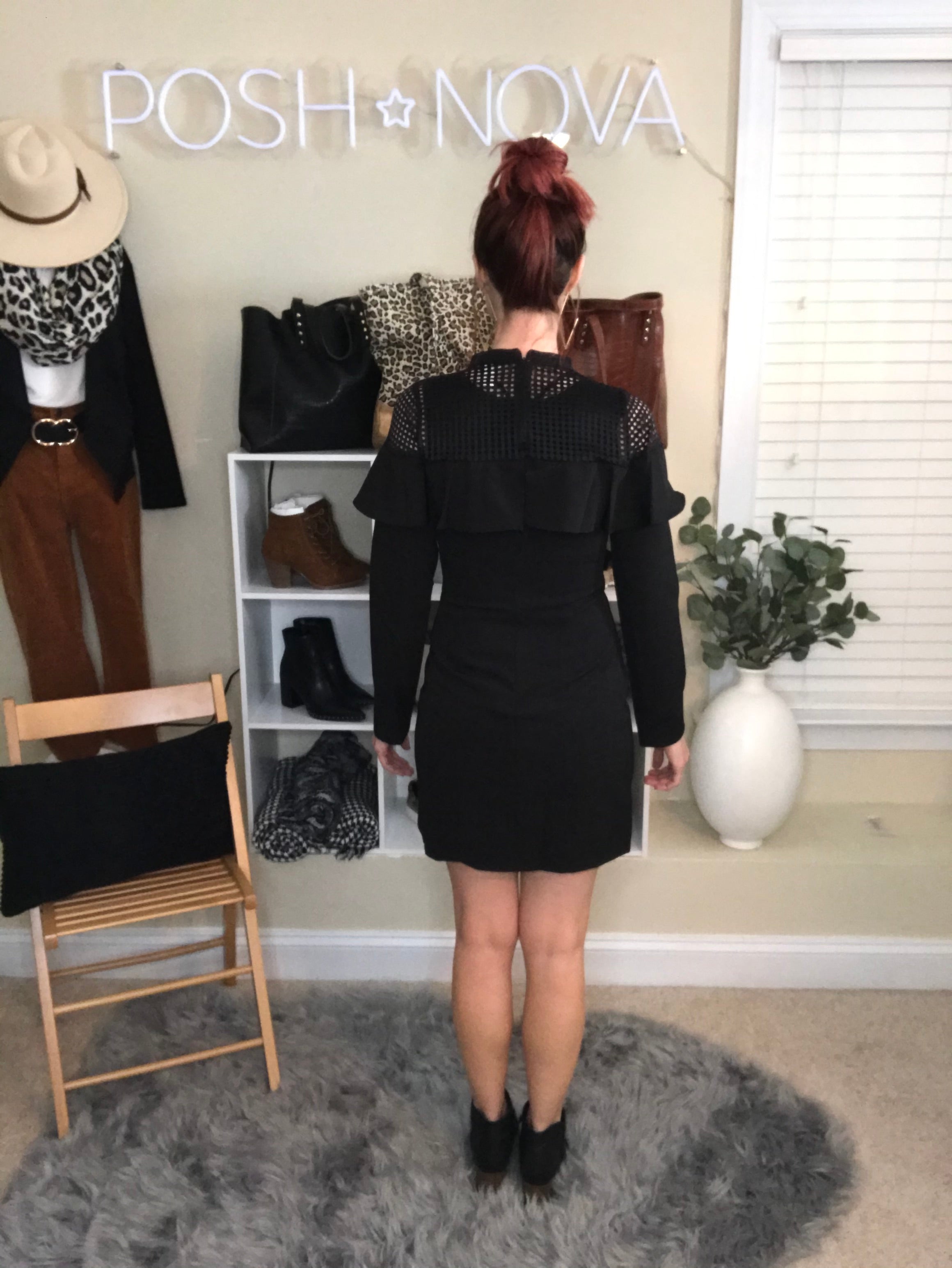 Vogue Black Dress - POSH NOVA