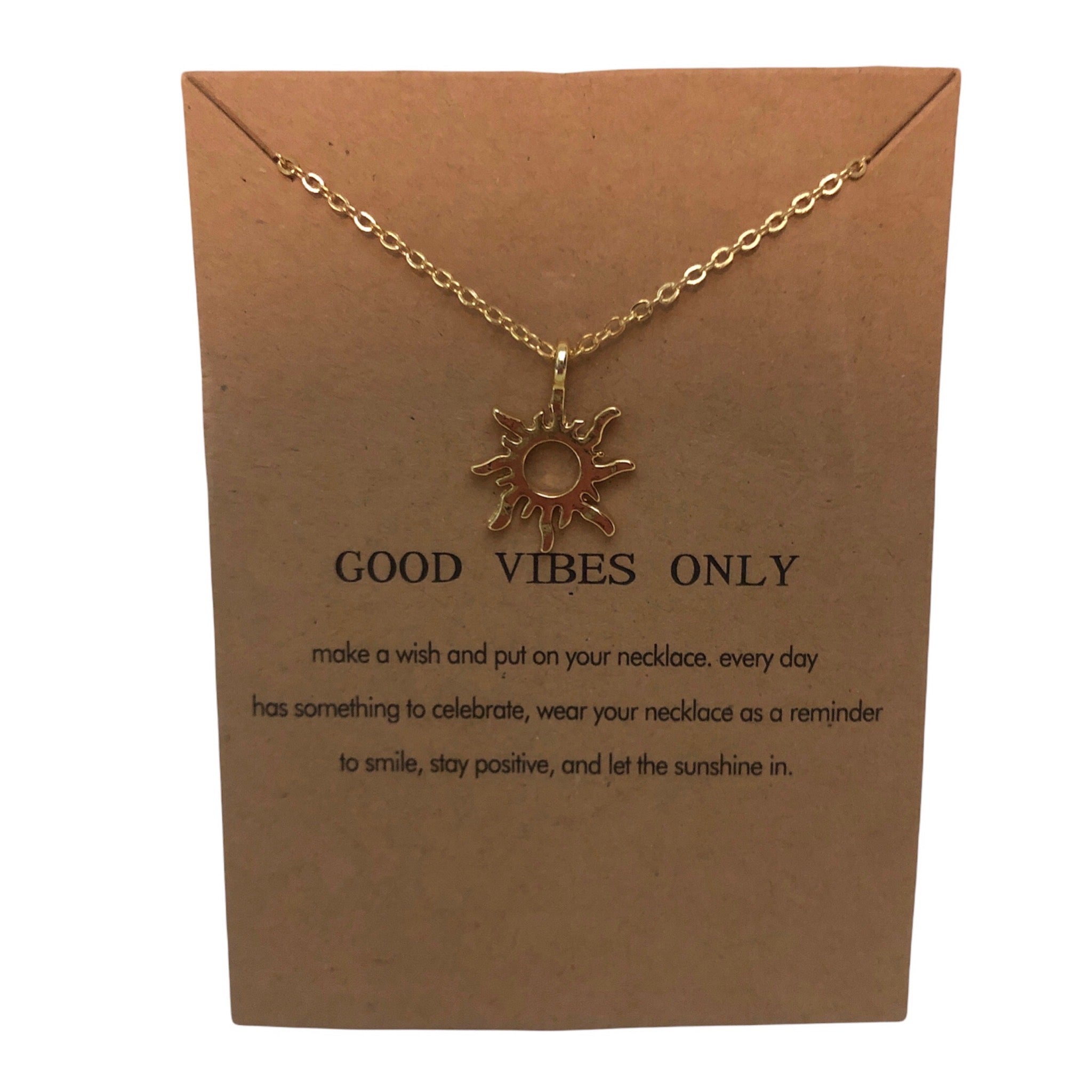 Good Vibes Only Necklace