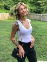 Sleeveless V-Neck Bodysuit