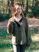 Andie Popcorn Sweater- Olive