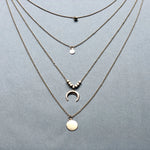 Multi-Layer Crescent Necklace - POSH NOVA