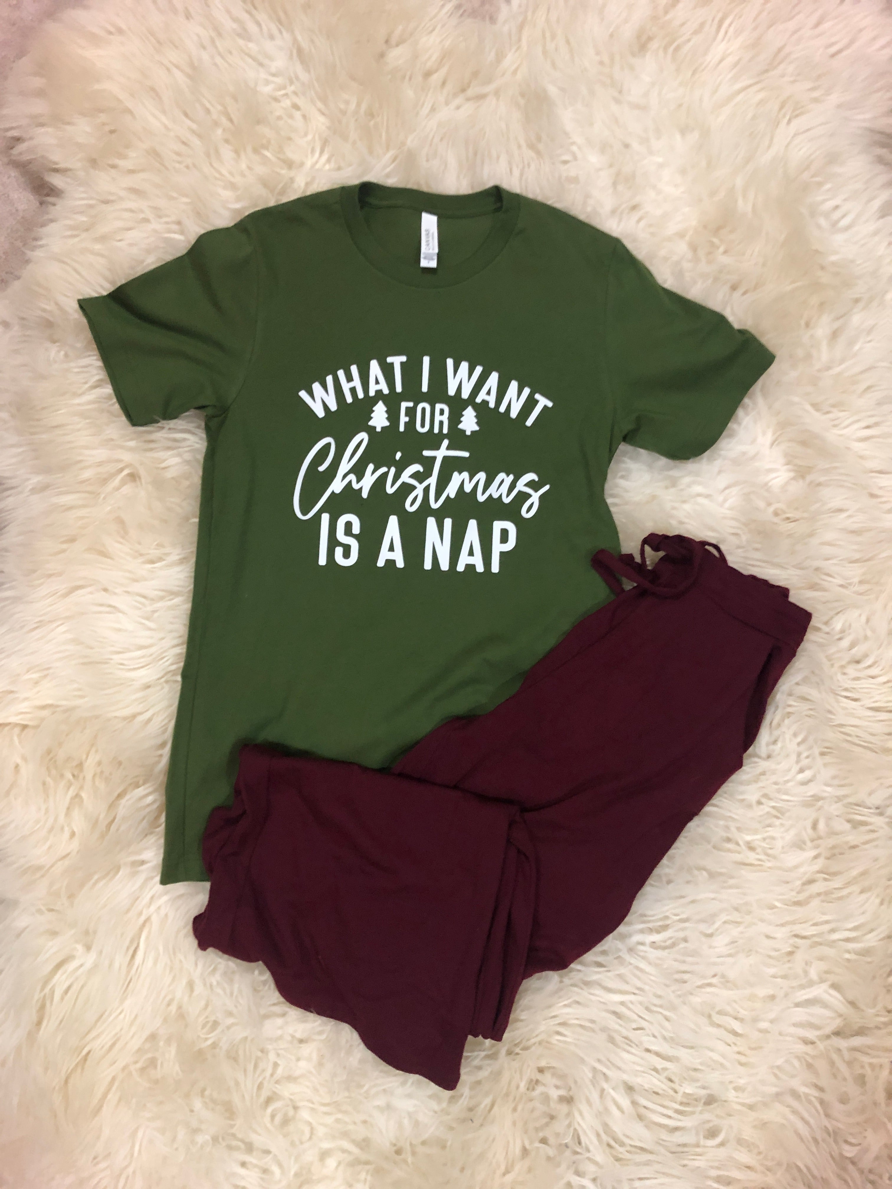 What I Want For Christmas Is A Nap Tee