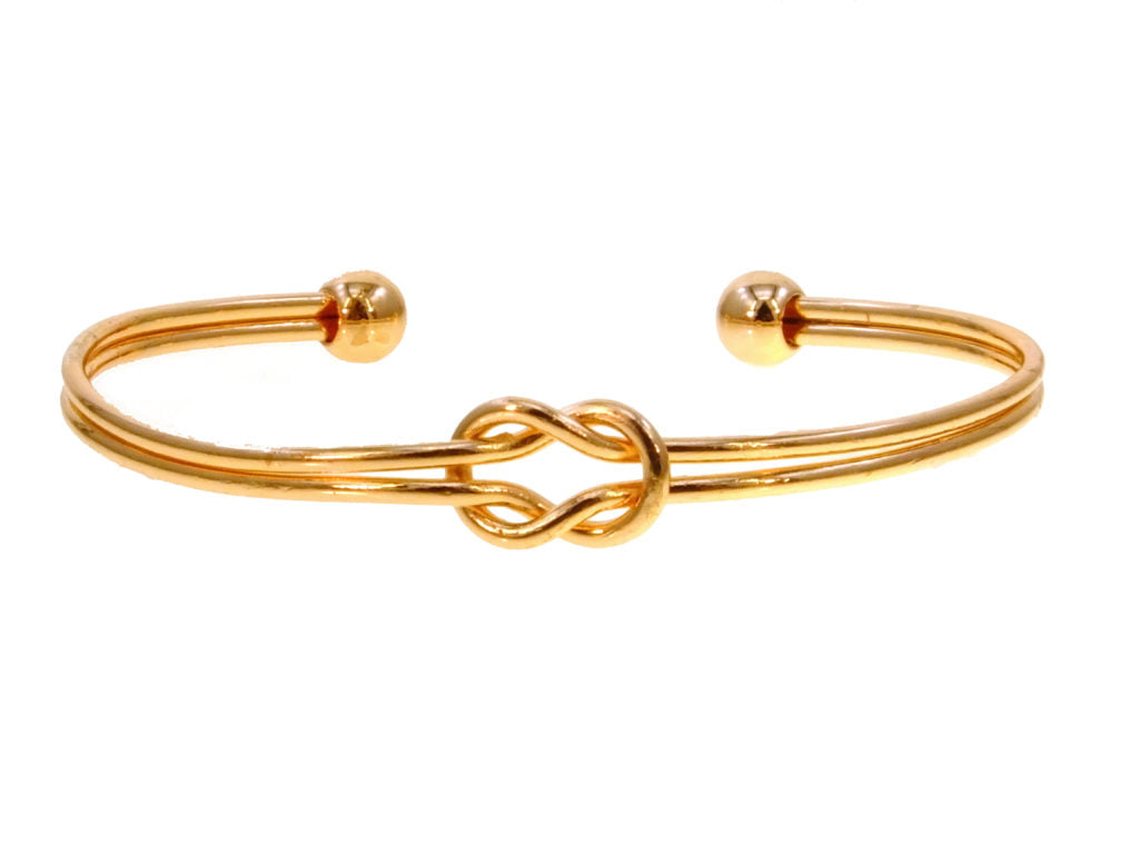 Love Knot Cuff Bracelet-Gold - POSH NOVA