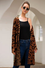 Audrina Leopard Sweater-Dark - POSH NOVA