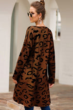 Audrina Leopard Sweater-Dark - POSH NOVA